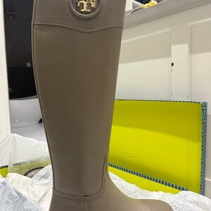 Tory Burch Porcini Ashlynn Riding Boots